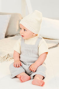 Stylecraft Pattern 9498: T-shirt, Dungarees and Hat in Bambino DK