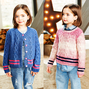Stylecraft Pattern 9544: Sweater and Cardigan