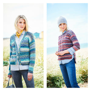 Stylecraft Pattern 9717: Cardigan and Sweater