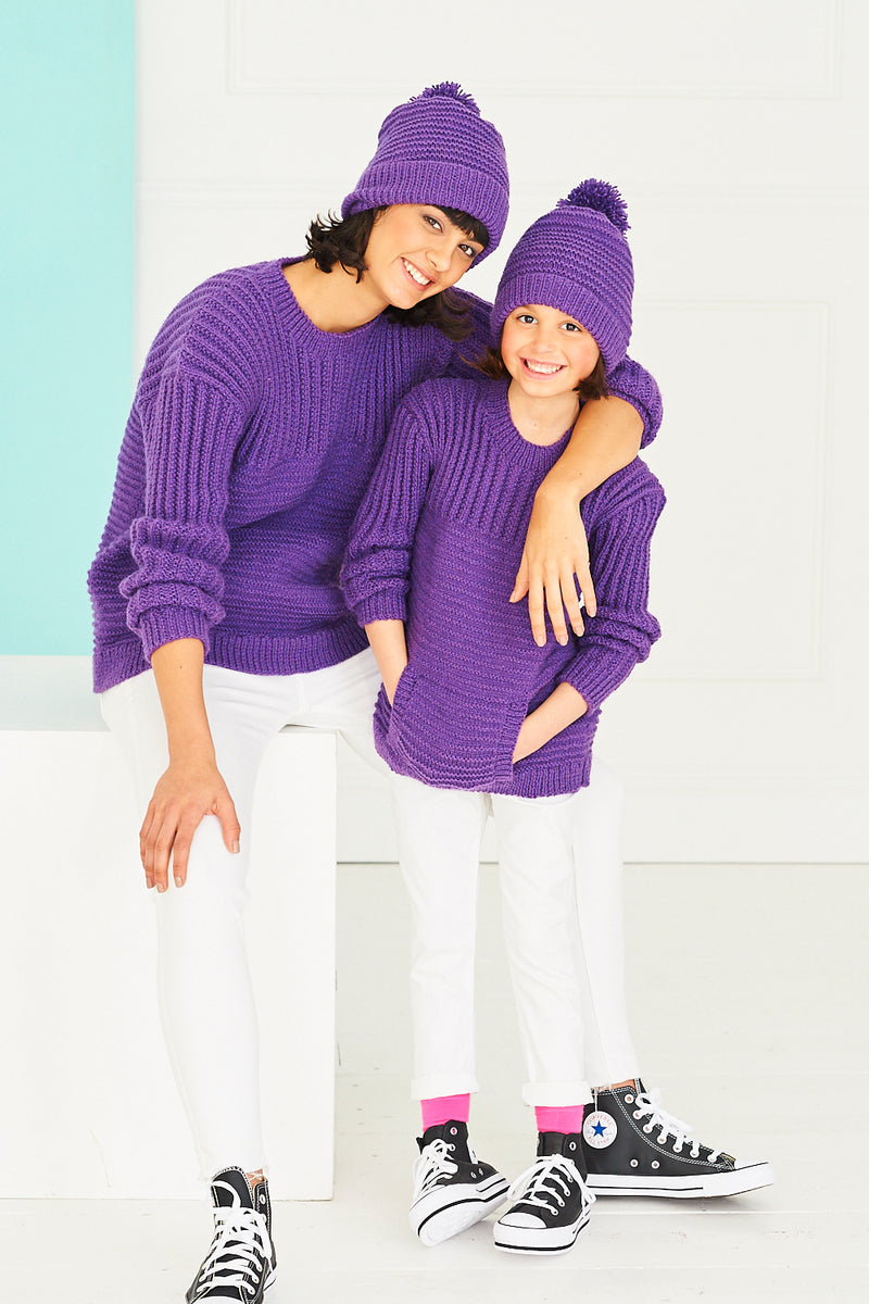 Stylecraft Pattern 9767: Ladies and Girls Sweaters and Hats (digital d ...