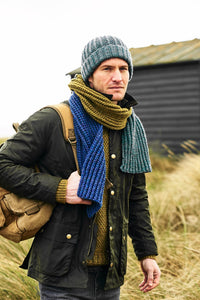 Stylecraft Pattern 9878: Mens Hats & Scarves in Highland Heathers