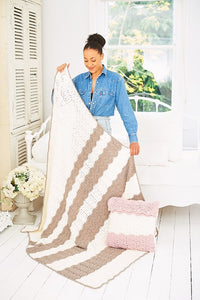 Stylecraft Pattern 9935 - Crochet Blanket & Cushion (digital download)