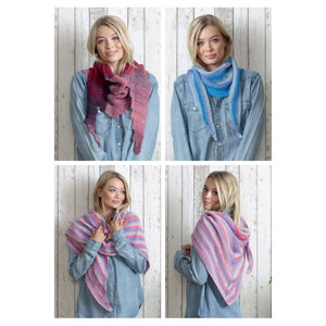 King Cole Pattern 5022: Scarves