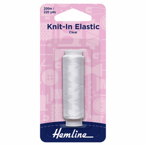Knit-in Elastic Clear