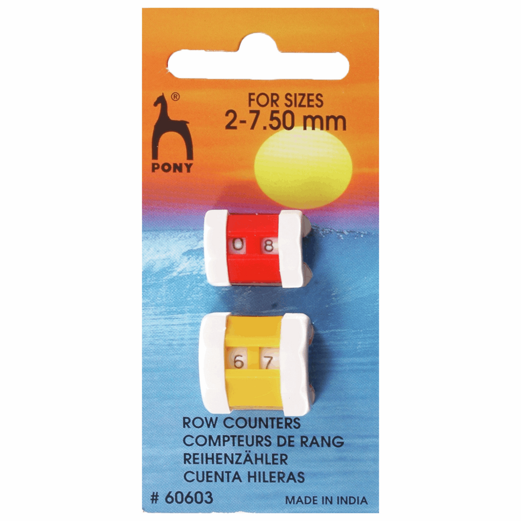 Pony Row Counter: Combi pack: Sizes 2.00mm -  7.50mm