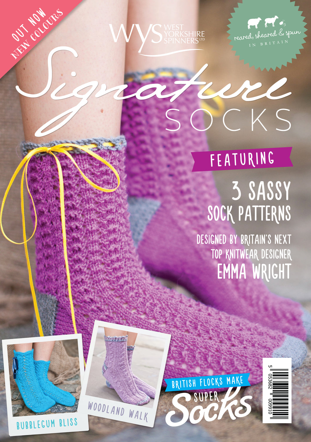 WYS Signature Socks Designed by Emma Wright