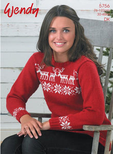 Wendy Pattern 5756: Christmas Jumper