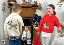 King Cole Pattern Christmas Jumper 3806