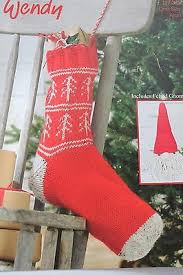 Wendy Pattern 5753: Fairisle Christmas Stocking and Gelted Gnome