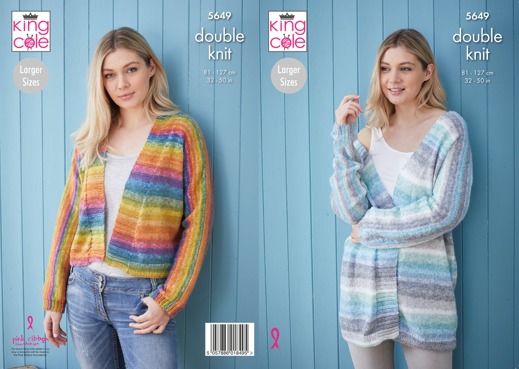 King Cole Pattern 5649: Cardigans