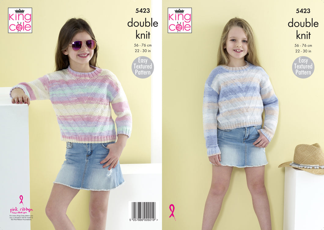 King Cole Pattern 5423: Sweaters