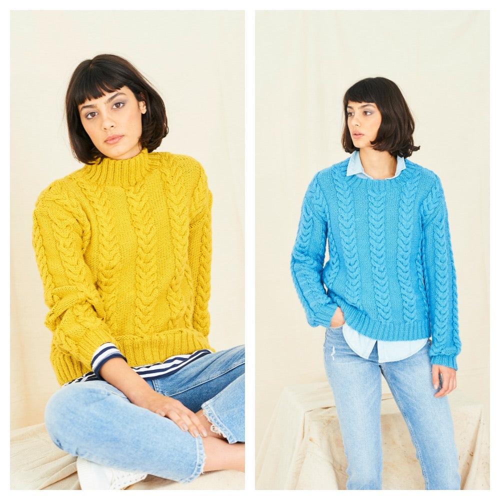 Stylecraft Pattern 9768: Sweaters (digital download)
