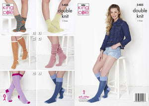 King Cole Pattern 5485: Double knit socks