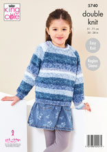 Load image into Gallery viewer, King Cole Pattern 574p: Sweater &amp; Cardigan
