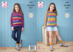 King Cole Pattern 5645: Sweater & Hoodie