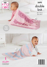 Load image into Gallery viewer, King Cole Pattern 5695: Baby Blankets
