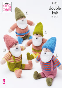 King Cole Pattern 9151: Gnomes