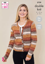 Load image into Gallery viewer, King Cole Pattern 5739: Cardigan &amp; Waistcoat
