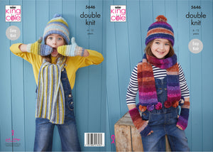 King Cole Pattern 5646: Accessories aged 4-12