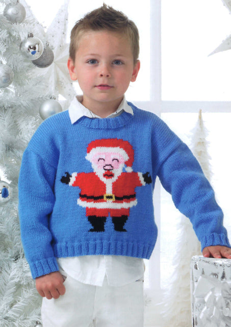 James C Brett Pattern JB194: Christmas sweater