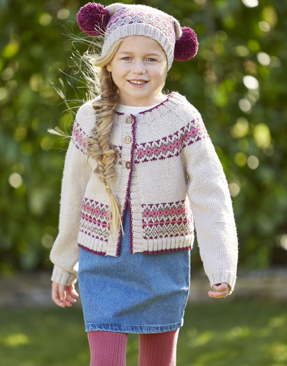 Sirdar Pattern 2514: Children's Cardigan and Hat